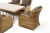 "Неаполь" обеденная группа плетеная из искусственного ротанга, цвет соломенный "Неаполь" обеденная группа плетеная из искусственного ротанга, цвет соломенный