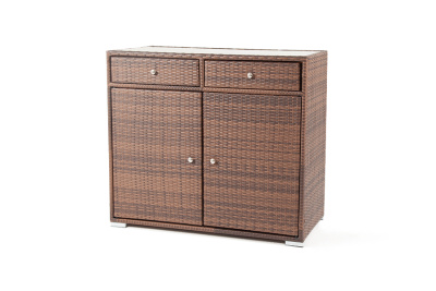 "Мальта" тумба плетеная из искусственного ротанга, цвет коричневый