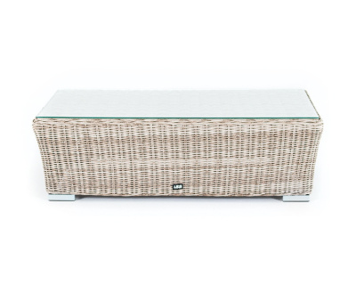 "Капучино" журнальный столик из искусственного ротанга, цвет бежевый